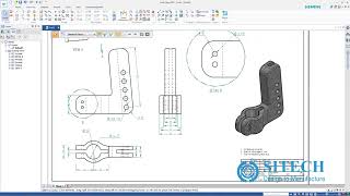 Solid Edge Tutorial How to Design a Part using Synchronous Technology