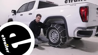 etrailer | How to Install: pewag Tire Chains w/ Cams on your 2022 GMC Sierra 1500