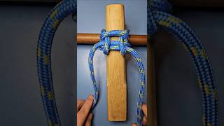 Umiejętności wiązania węzła mega mocnego #short #zróbto #survival #bushcraft #knot