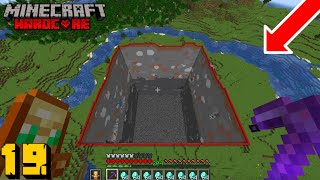 I Mined a 100x100 AREA to BEDROCK in Minecraft Hardcore