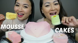 GIANT MOUSSE CAKES \u0026 Assorted Mini Mousse cake | SAS ASMR \u0026 N.E Let's Eat