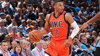 Russell Westbrook Hammers Home the Putback Slam