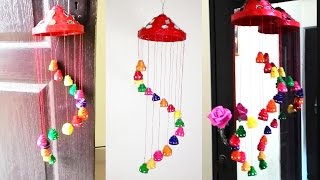 Newspaper wall hanging || Newspaper wind chime Newspaper wall hanging || Newspaper wind chime
