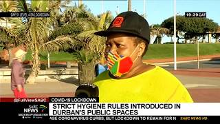 SA COVID-19 Lockdown I Strict hygiene rules introduced in Durban's beachfront