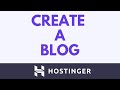 How to Create a Blog in Hostinger Website Builder (Step-by-Step Tutorial)