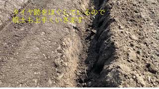 2畦の播種同時馬鈴薯培土　【仮称】カルチプランター