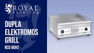 Elektromos grill lap RCG 60H2| Royal Catering | A termék bemutatása