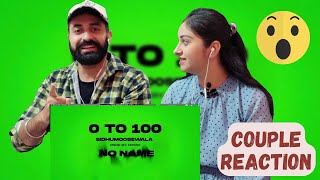 0 TO 100 : Sidhu Moose Wala | Official Visual Video | Mxrci | New Song 2022 | Couple Reaction Video