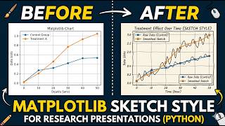 Matplotlib Sketch Style Plots for Research Presentation (Complete Python Guide)