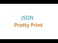 JSON pretty print with python