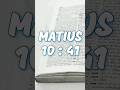 Matius 10 Ayat 41 | Matius 10:41 | #alkitabtube #matius10tb