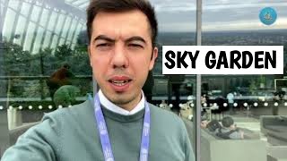 Visiting the Sky Garden ||Londonning eng baland binolaridan biriga tashrif||