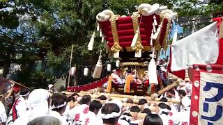 百舌鳥八幡宮ふとん太鼓　宮入（２０１３年　赤畑町）