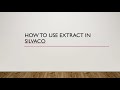 How to define EXTRACT  in Silvaco ATLAS TCAD