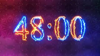 48 Minute Timer - 2880 seconds Timer - Clean & Simple Timer [ELECTRIC]