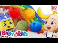 The Colors Song (Color Fruit Slide) + more nursery rhymes & Kids songs - Baby yoyo