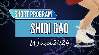 Shiqi GAO (CHN) | Junior Women Short Program | Wuxi 2024