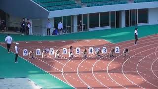 20220430長崎県記録会兼国体予選　一般高校女子100mB決勝