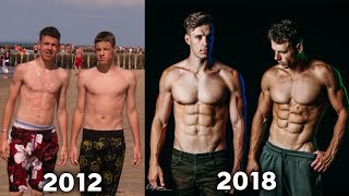 Amazing Body Transformation by 2 Brothers | Calisthenics \u0026 Gym