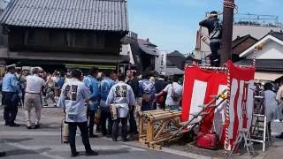 成田祇園祭　山車・屋台総引き　薬師堂前　幸町の山車　２０１６．７．１０　Narita Gion Festival