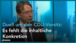 Politikwissenschaftler Uwe Jun zum Duell der CDU-Vorsitz-Kandidaten Merz, Laschet und Röttgen