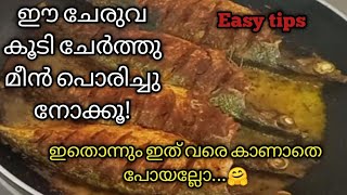 Ayala fry ||ഈ ചേരുവ  ചേർത്തു മീൻ പൊരിച്ചു നോക്കൂ ||kitchen tips||table magics.