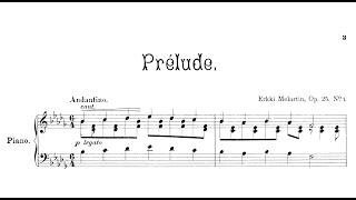 Erkki Melartin | Prelude, Op.25/1