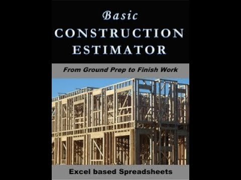 Basic Construction Estimator Overview - YouTube