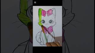 Bringing a Green Kitty to Life with Colors