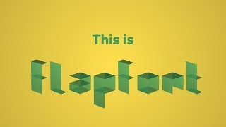 flapfont animated typeface