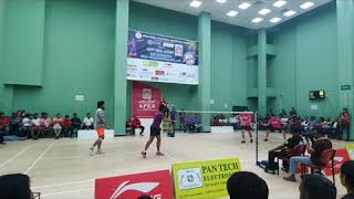 Badminton highlights @ISC Marcelinus Nanda \u0026 Somi Vs Muanis \u0026 Munawer | MD | Feb 1 2020