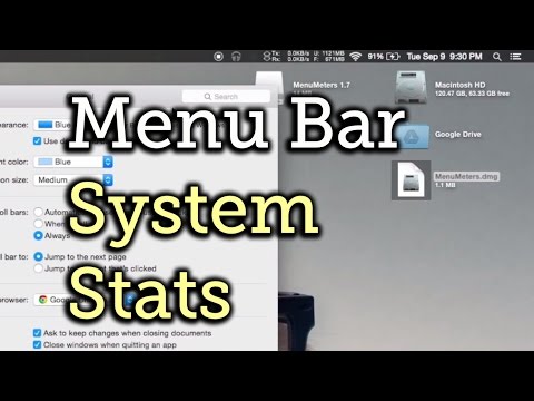 Monitor CPU, Disk, Memory, and Network Usage Statistics in Your Mac OS X Menu Bar [How to]