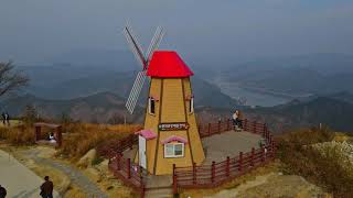 군위 화산산성 전망대 드론촬영 매빅에어2 dji mavic air2