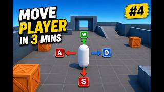 Player Movement in Unity 3D in 3 Minutes | #4 (Beginner Tutorial 2026). #games #education