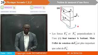 IP-SC Physique 2nde Leçon 19 Equilibre d'un solide mobile autour d'un axe moment