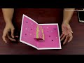 3d christmas pop up card how to make a 3d pop up christmas greeting card diy tutorial