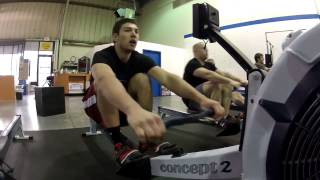 CrossFit - Ryan O'Rourke, 17, Rows 500 Meters in 1:18.1