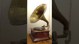 Fake gramophone playing