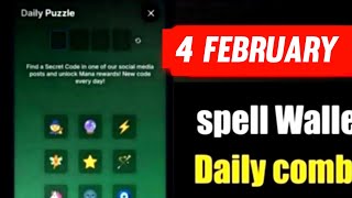 4 February Spell Wallet Daily Puzzle | SpellWallet Today Puzzle| Spell Wallet Secret codes