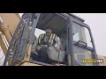 service call komatsu excavator repair on a pc200lc wipers heater radio