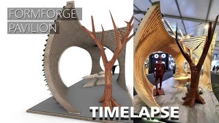 Formforge pavilion - Construction Timelapse Video