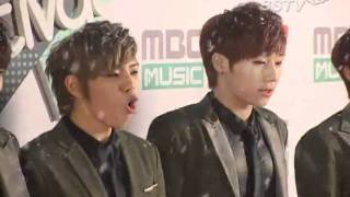 120131 SSTV - MBC MUSIC FESTIVAL RED CARPET - INFINITE