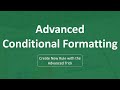 Conditional Formatting in Excel | Advanced Conditional Formatting Excel