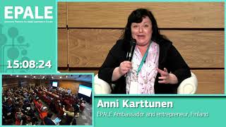 EPALE Conference 2018: Fostering an inspiring adult learning community – 1st Day, Part 6