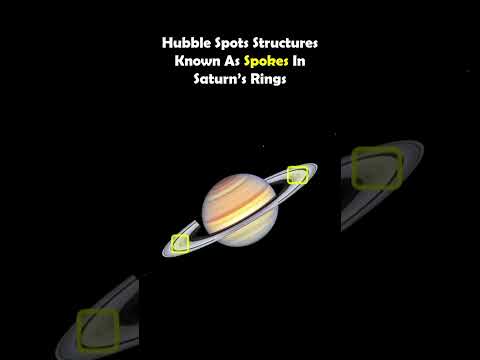 Hubble Spots Structures Known As Spokes In Saturn’s Rings - YouTube