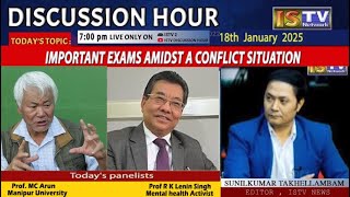 DISCUSSION HOUR  18TH  JAN 2025  TOPIC :   IMPORTANT EXAMS AMIDST A CONFLICT SITUATION