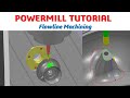 PowerMill 2019 Tutorial #65 | Flowline Machining | CADCAM TUTORIAL