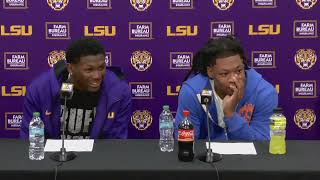 LSU Cam Carter and Jordan Sears WIN over Arkansas postgame