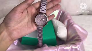 DressBerry Women Mauve Analogue Watch | matt purple | Dressberry watches review