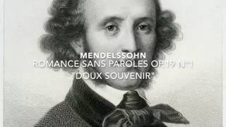 MENDELSSOHN - Romance sans paroles op 19 N°1 \